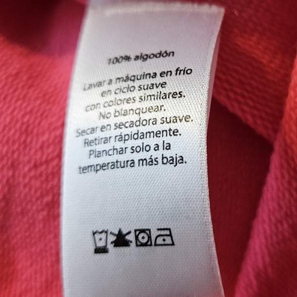 Girls Vineyard Vines Cowl Neck Sweatshirt, Large(14), Bright Pink - Picture 7 of 7